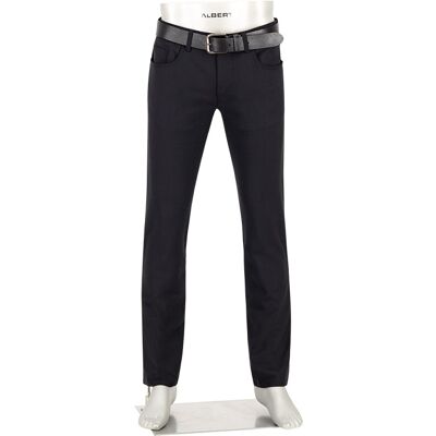Alberto Herren Hosen schwarz Wool 35/34 Alberto Herren Hosen schwarz Wool 35/34
