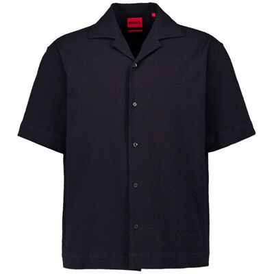 HUGO Herren Hemden schwarz Baumwoll-Stretch S HUGO Herren Hemden schwarz Baumwoll-Stretch S