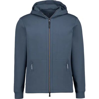 BOGGI MILANO Herren Sweatjacke blau unifarben XS BOGGI MILANO Herren Sweatjacke blau unifarben XS