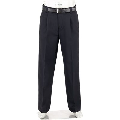 Alberto Herren Hosen schwarz Wool 35/34 Alberto Herren Hosen schwarz Wool 35/34