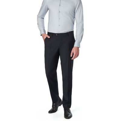 bugatti Herren Hose blau Schurwoll-Stretch 58 bugatti Herren Hose blau Schurwoll-Stretch 58