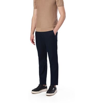 BOSS Orange Herren Hose blau Leinen 32/30 BOSS Orange Herren Hose blau Leinen 32/30