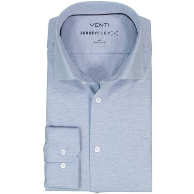 VENTI Herren Hemd blau Jersey meliert 42 VENTI Herren Hemd blau Jersey meliert 42