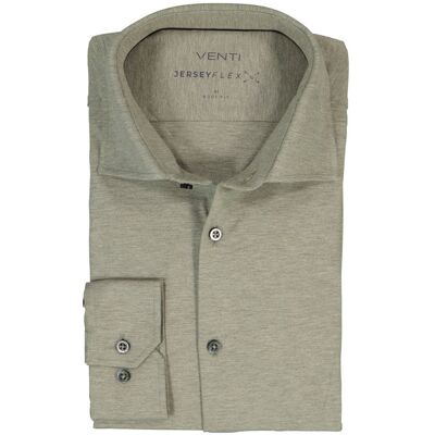 VENTI Herren Hemd grün Jersey meliert 42 VENTI Herren Hemd grün Jersey meliert 42