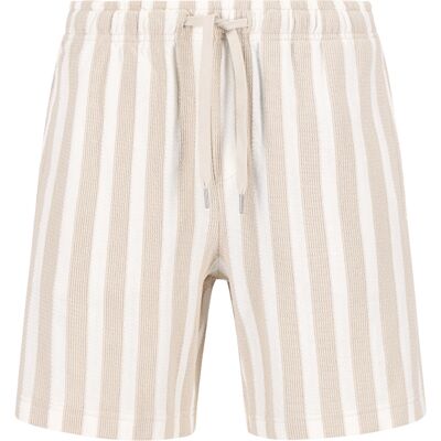 Marc O'Polo Herren Shorts beige gestreift M Marc O'Polo Herren Shorts beige gestreift M