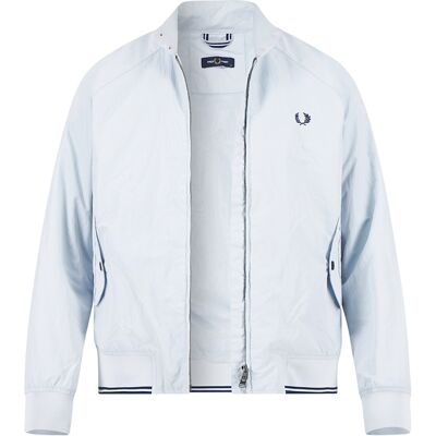 Fred Perry Herren Jacken blau Mikrofaser unifarben S Fred Perry Herren Jacken blau Mikrofaser unifarben S