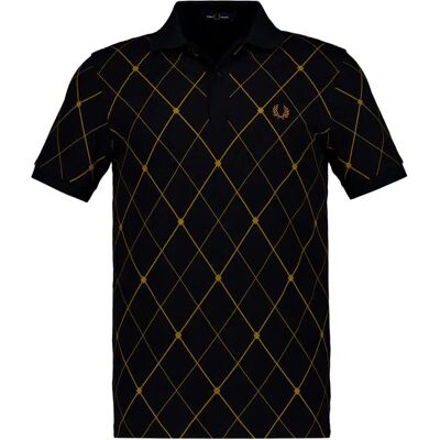 Fred Perry Herren Polo-Shirt schwarz S Fred Perry Herren Polo-Shirt schwarz S