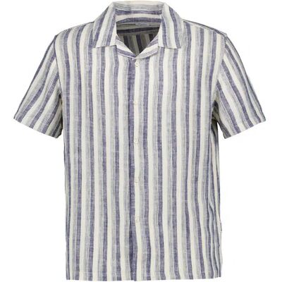 MUSTANG Herren Hemden blau gestreift M MUSTANG Herren Hemden blau gestreift M