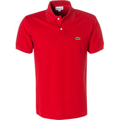 LACOSTE Herren Polo-Shirt rot Baumwoll-Piqué Classic Fit S LACOSTE Herren Polo-Shirt rot Baumwoll-Piqué Classic Fit S