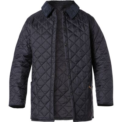 Barbour Herren Steppjacke blau Mikrofaser unifarben XXL Barbour Herren Steppjacke blau Mikrofaser unifarben XXL