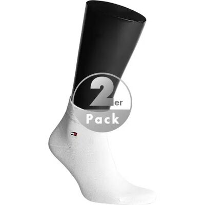Tommy Hilfiger Herren Socken weiß Baumwolle unifarben 43-46 Tommy Hilfiger Herren Socken weiß Baumwolle unifarben 43-46