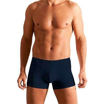 Novila Herren Trunk blau Baumwolle unifarben 4 (S) Novila Herren Trunk blau Baumwolle unifarben 4 (S)