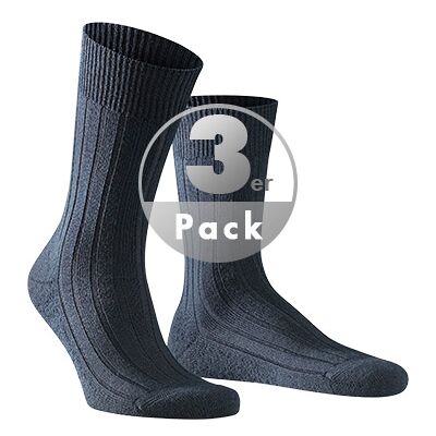 Falke Herren Socken blau Schurwolle unifarben 45-46 Falke Herren Socken blau Schurwolle unifarben 45-46