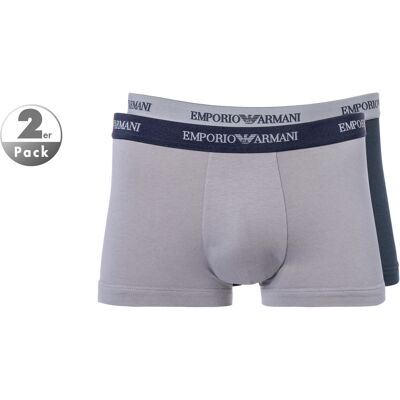 EMPORIO ARMANI Herren Trunks blau Baumwolle unifarben 5 (M) EMPORIO ARMANI Herren Trunks blau Baumwolle unifarben 5 (M)