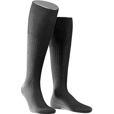 Falke Herren Socken schwarz Merinowolle unifarben 41-42 Falke Herren Socken schwarz Merinowolle unifarben 41-42