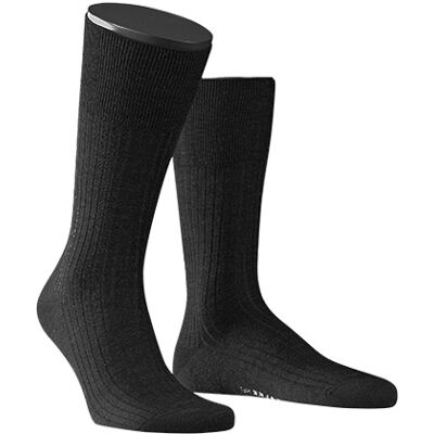 Falke Herren Socken grau Merinowolle unifarben 41-42 Falke Herren Socken grau Merinowolle unifarben 41-42