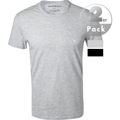 EMPORIO ARMANI Herren T-Shirts grau Baumwolle unifarben 5 (M) EMPORIO ARMANI Herren T-Shirts grau Baumwolle unifarben 5 (M)
