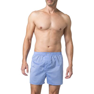 DEREK ROSE Herren Boxershorts blau Baumwolle gestreift 5 (M) DEREK ROSE Herren Boxershorts blau Baumwolle gestreift 5 (M)