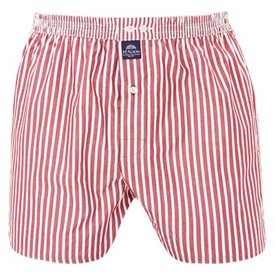 MC ALSON Herren Boxershorts rot Baumwolle gestreift 8 (XXL) MC ALSON Herren Boxershorts rot Baumwolle gestreift 8 (XXL)