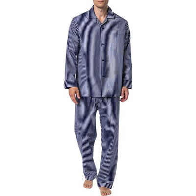 Novila Herren Pyjama blau Baumwolle gestreift 54 (XL) Novila Herren Pyjama blau Baumwolle gestreift 54 (XL)