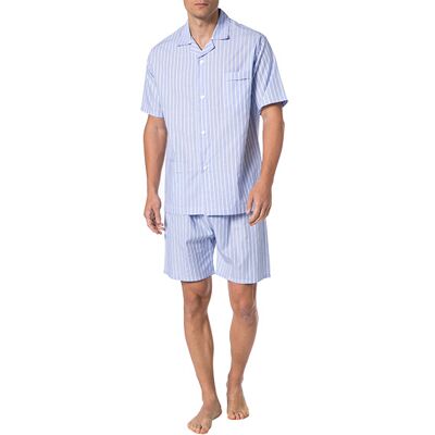 Novila Herren Pyjama blau Baumwolle gestreift 52 (L) Novila Herren Pyjama blau Baumwolle gestreift 52 (L)