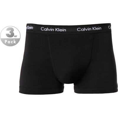 Calvin Klein Underwear Herren Trunks schwarz Baumwolle unifarben 6 (L) Calvin Klein Underwear Herren Trunks schwarz Baumwolle unifarben 6 (L)