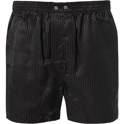 DEREK ROSE Herren Boxershorts schwarz Seide gestreift 8 (XXL) DEREK ROSE Herren Boxershorts schwarz Seide gestreift 8 (XXL)