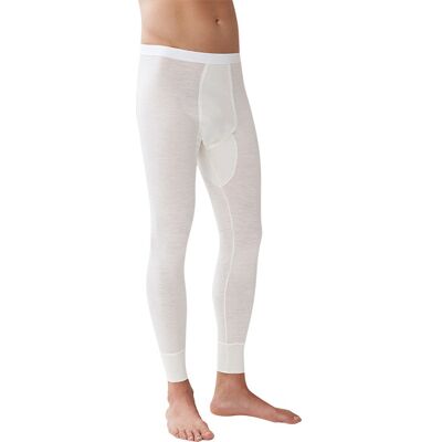 Zimmerli Herren Lange Unterhose weiß Wool unifarben 4 (S) Zimmerli Herren Lange Unterhose weiß Wool unifarben 4 (S)