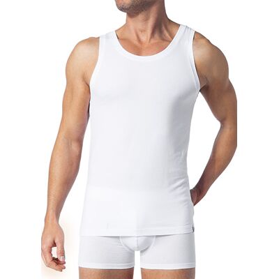 Schiesser Herren Shirt weiß Baumwolle unifarben 6 (L) Schiesser Herren Shirt weiß Baumwolle unifarben 6 (L)