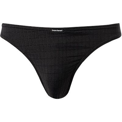 bruno banani Herren String schwarz Mikrofaser unifarben 7 (XL) bruno banani Herren String schwarz Mikrofaser unifarben 7 (XL)