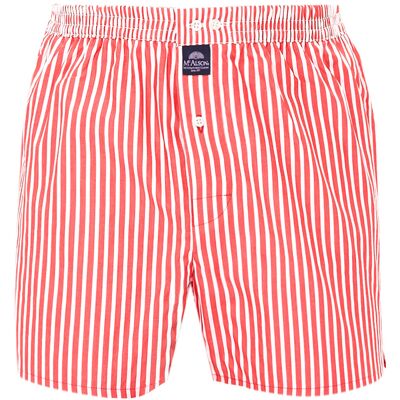 MC ALSON Herren Boxershorts rot Baumwolle gestreift 8 (XXL) MC ALSON Herren Boxershorts rot Baumwolle gestreift 8 (XXL)
