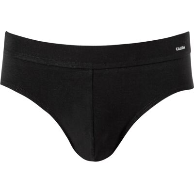 CALIDA Herren Slip schwarz Baumwolle unifarben 6 (L) CALIDA Herren Slip schwarz Baumwolle unifarben 6 (L)
