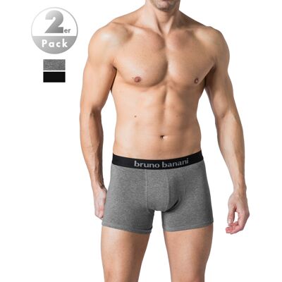 bruno banani Herren Shorts grau Baumwolle meliert 7 (XL) bruno banani Herren Shorts grau Baumwolle meliert 7 (XL)