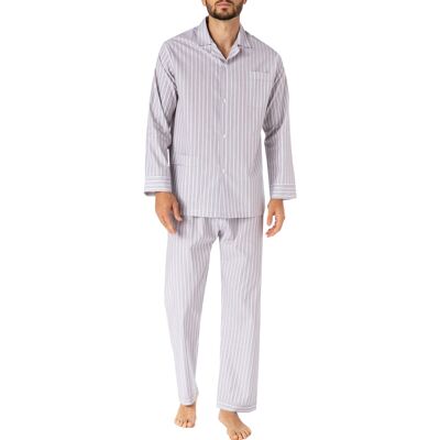 Novila Herren Pyjama beige Baumwolle & Mix Gestreift 52 (L) Novila Herren Pyjama beige Baumwolle & Mix Gestreift 52 (L)