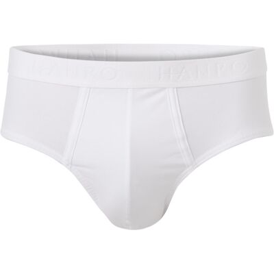 HANRO Herren Slip weiß Baumwolle unifarben 6 (L) HANRO Herren Slip weiß Baumwolle unifarben 6 (L)