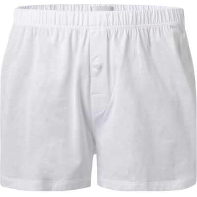 HANRO Herren Boxershorts weiß Baumwolle unifarben 8 (XXL) HANRO Herren Boxershorts weiß Baumwolle unifarben 8 (XXL)