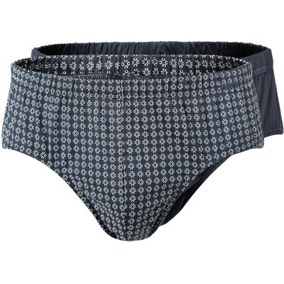 CALIDA Herren Slips blau Baumwolle gemustert 6 (L) CALIDA Herren Slips blau Baumwolle gemustert 6 (L)