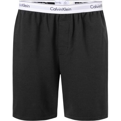 Calvin Klein Underwear Herren Sweatshorts schwarz Baumwolle & Mix unifarben S Calvin Klein Underwear Herren Sweatshorts schwarz Baumwolle & Mix unifarben S