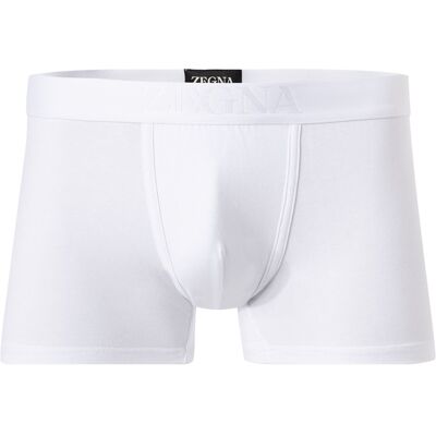 Ermenegildo Zegna Herren Trunks weiß Baumwolle unifarben 7 (XL) Ermenegildo Zegna Herren Trunks weiß Baumwolle unifarben 7 (XL)
