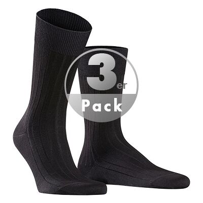 Falke Herren Socke schwarz Baumwolle unifarben 41-42 Falke Herren Socke schwarz Baumwolle unifarben 41-42