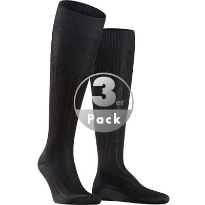 Falke Herren Kniestrümpfe schwarz Baumwolle unifarben 47-48 Falke Herren Kniestrümpfe schwarz Baumwolle unifarben 47-48