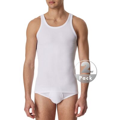 Schiesser Herren Tanktops weiß Reine Baumwolle 9 (3XL) Schiesser Herren Tanktops weiß Reine Baumwolle 9 (3XL)