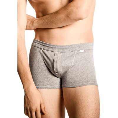Schiesser Revival Herren Shorts grau Baumwolle meliert 6 (L) Schiesser Revival Herren Shorts grau Baumwolle meliert 6 (L)