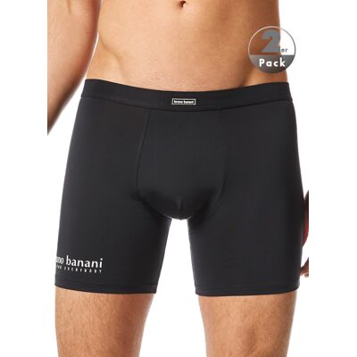 bruno banani Herren Shorts schwarz Mikrofaser unifarben 4 (S) bruno banani Herren Shorts schwarz Mikrofaser unifarben 4 (S)