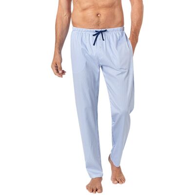 Novila Herren Pyjamahose blau Stoff gestreift 50 (M) Novila Herren Pyjamahose blau Stoff gestreift 50 (M)