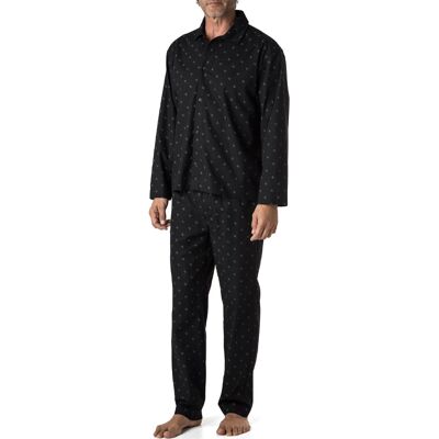 Calvin Klein Underwear Herren Pyjama schwarz Baumwolle & Mix Gemustert L Calvin Klein Underwear Herren Pyjama schwarz Baumwolle & Mix Gemustert L