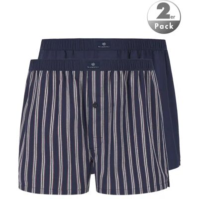 bugatti Herren Boxershorts blau Reine Baumwolle Gestreift,unifarben 5 (M) bugatti Herren Boxershorts blau Reine Baumwolle Gestreift,unifarben 5 (M)