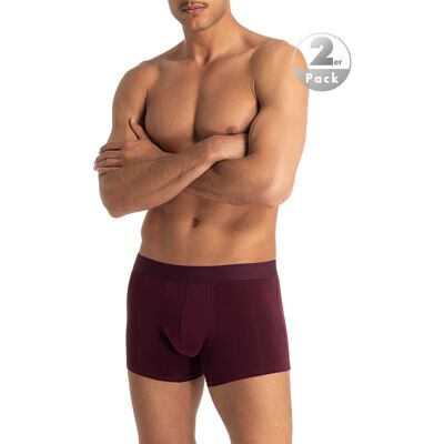 bruno banani Herren Shorts rot Baumwolle unifarben 4 (S) bruno banani Herren Shorts rot Baumwolle unifarben 4 (S)
