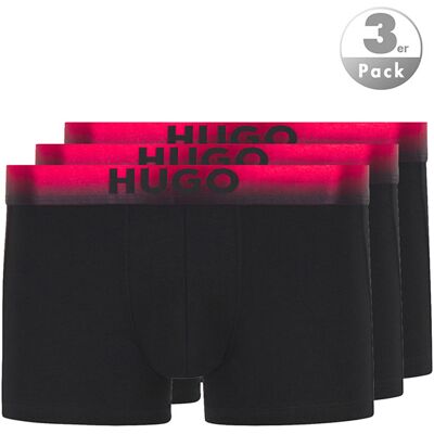 HUGO Herren Trunks schwarz Baumwolle unifarben 8 (XXL) HUGO Herren Trunks schwarz Baumwolle unifarben 8 (XXL)