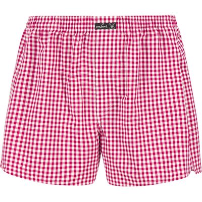 van Laack Herren Boxershorts rot Baumwolle kariert 52 van Laack Herren Boxershorts rot Baumwolle kariert 52